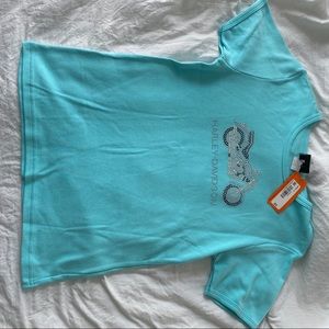 NWT Blue harley davidson tee